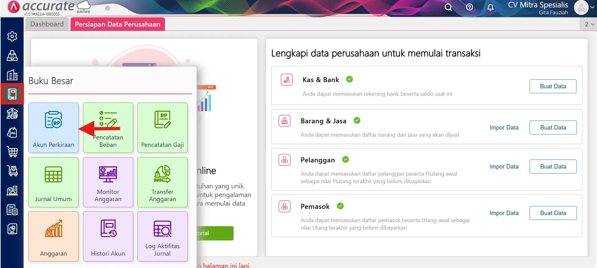 Mencatat beban secara akrual/utang